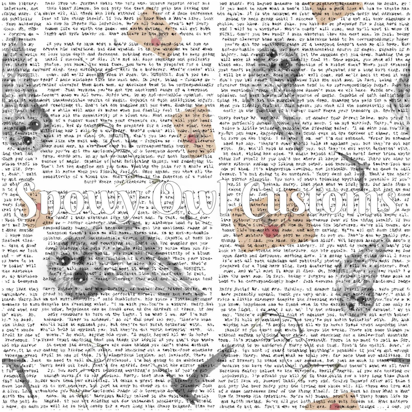 Grey Words Tossed PREORDER
