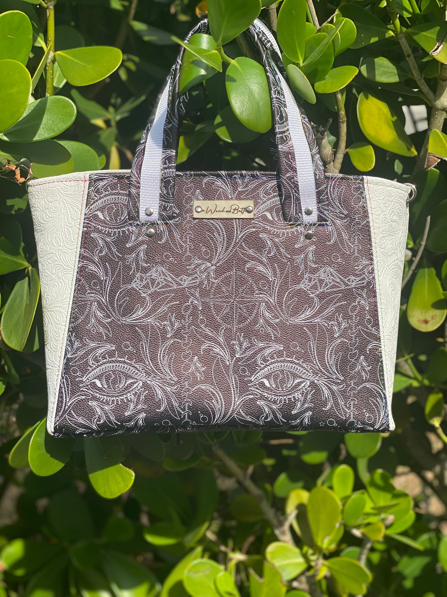 Custom Rudeneja handbag no Zippers on front