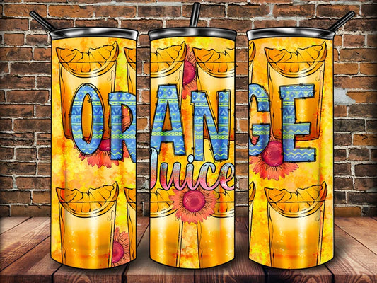 20oz Orange Juice Tumbler