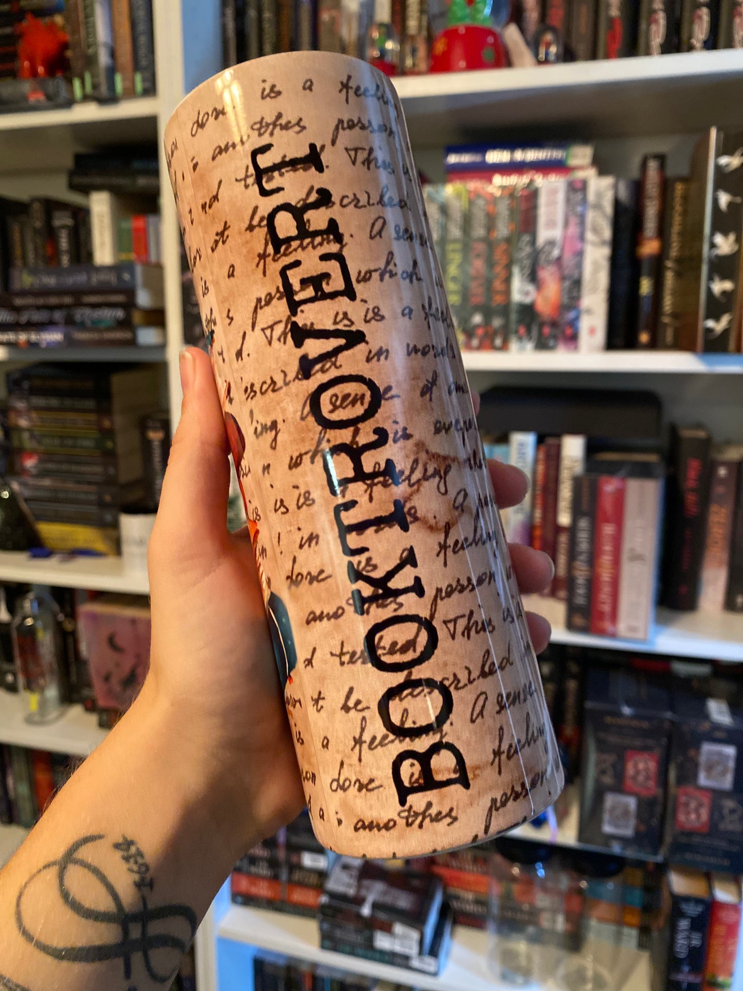 20oz “booktrovert” tumbler