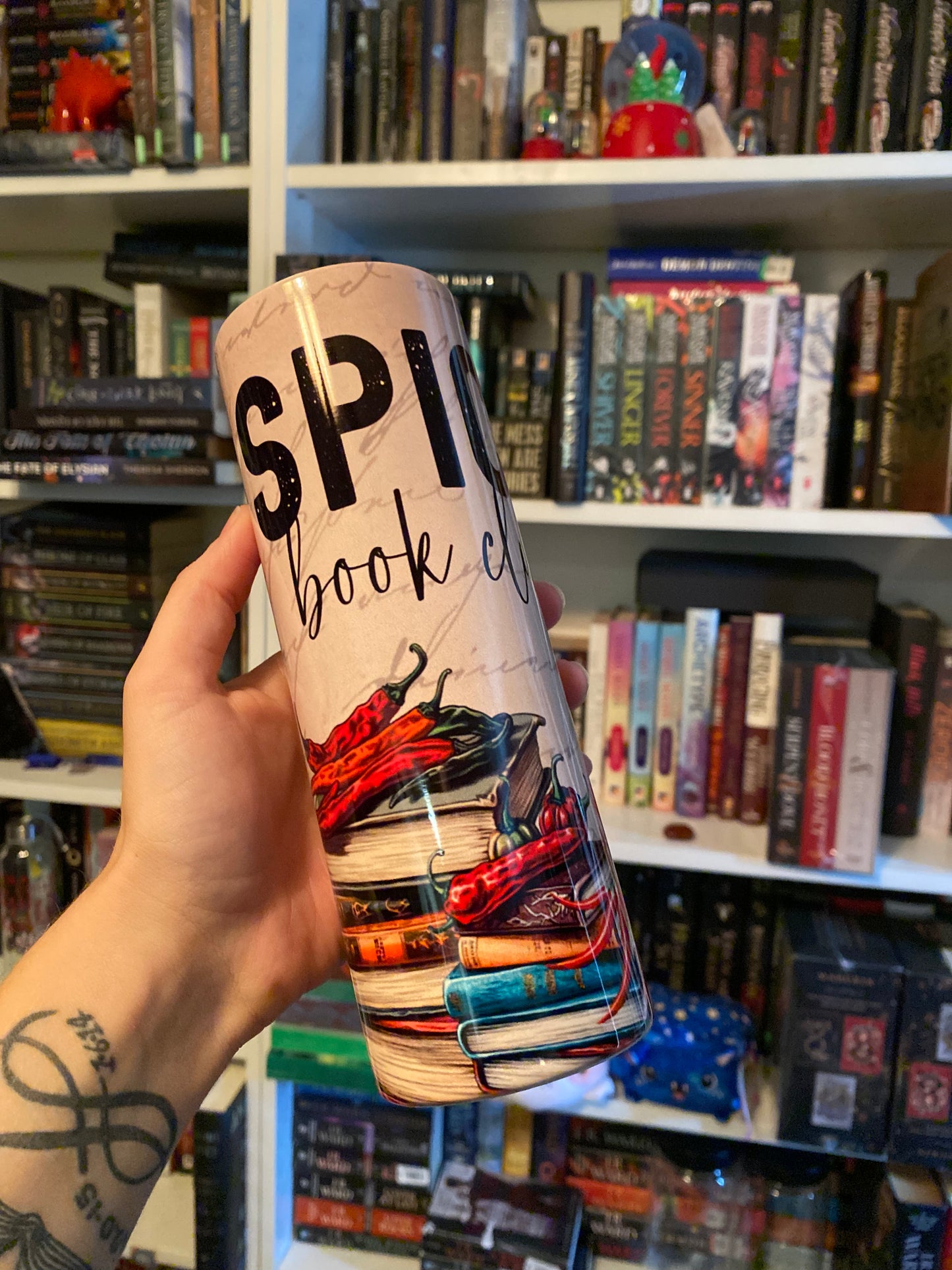 20oz Spicy Book club tumbler