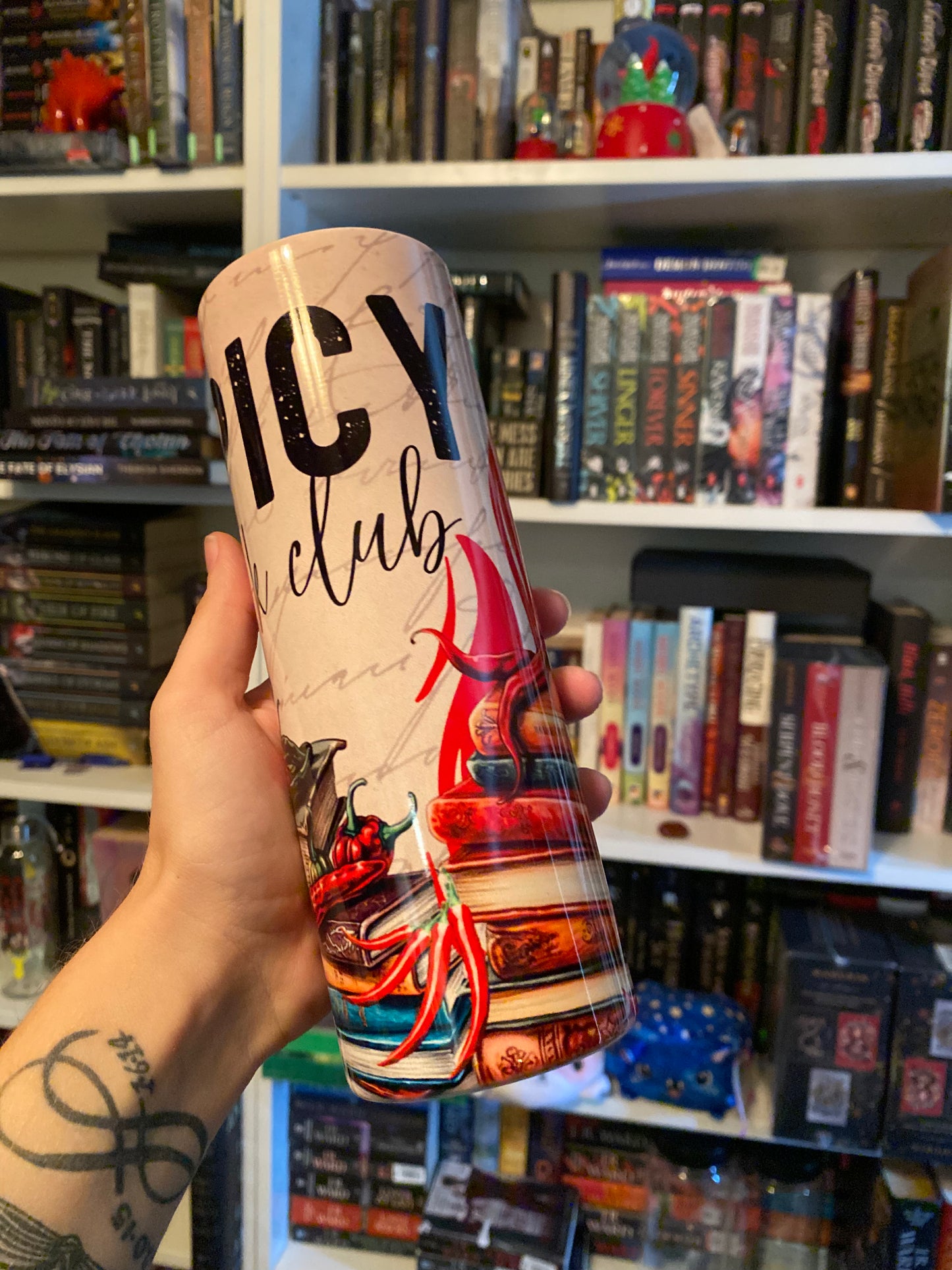 20oz Spicy Book club tumbler