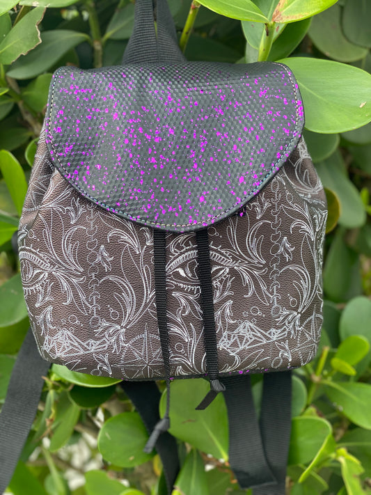 Officially Licensed ACOTAR Tattoo Mayfield Backpack (solid black flap not the purple)